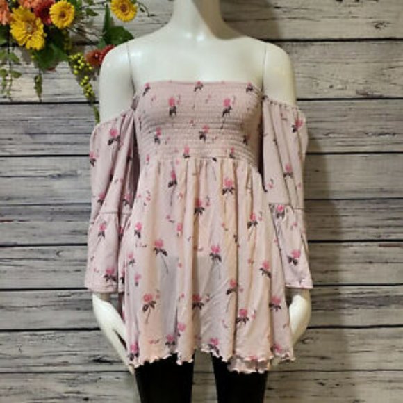 NEW FREE PEOPLE Lana Off The Shoulder Tunic - Picture 3 of 3